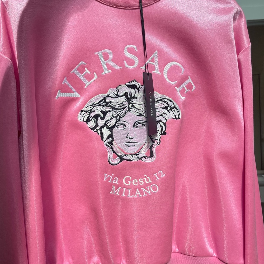 Pink Versace Sweater with tags